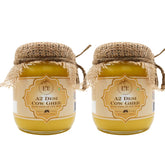 100% Natural A2 Desi Cow Ghee By Earth And Essentials | Natural & Healthy Danedar Ghee Ideal For Cooking & Skincare | 1 Liters (500ml * 2) 33.8 Ounce | Jar Pack